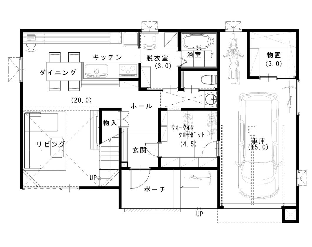 間取り 1階