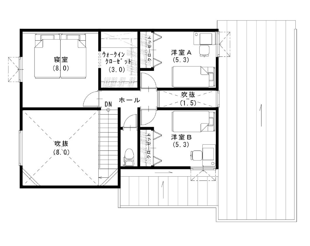 間取り 2階