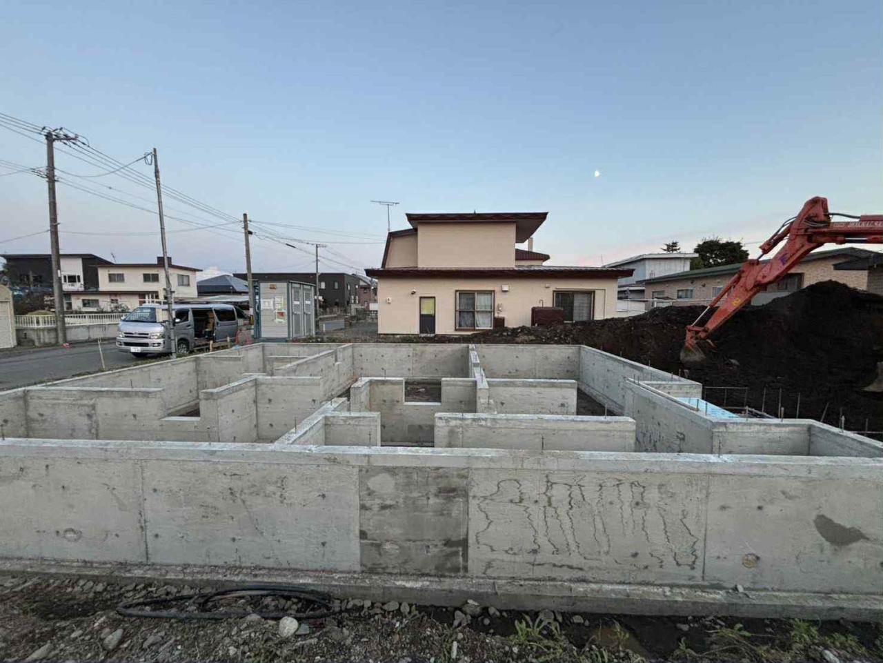 K邸　基礎工事完了